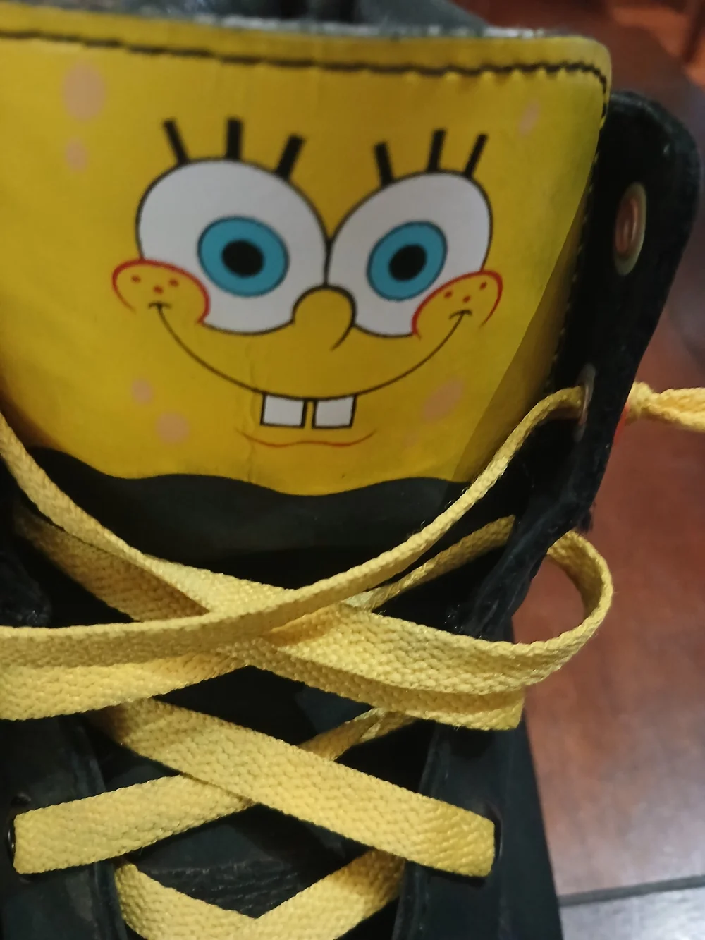 Timberland SpongeBob Limited Edition Black Nubuck Boots Mens 6.5, Youth 6.5